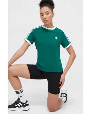 adidas Originals t-shirt damski kolor zielony