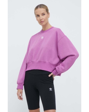 adidas Originals bluza Adicolor Essentials Crew Sweatshirt damska kolor różowy gładka IR5975