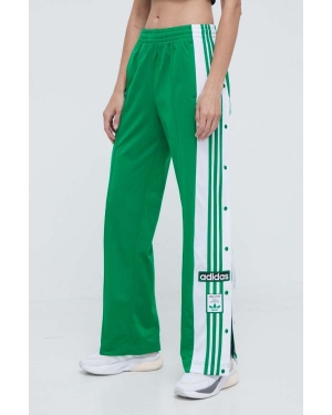 adidas Originals spodnie dresowe Adibreak Pant kolor zielony wzorzyste IP0616