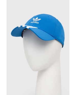 adidas Originals czapka z daszkiem kolor niebieski z aplikacją