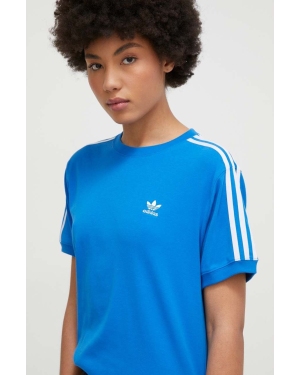adidas Originals t-shirt damski kolor niebieski IR8049