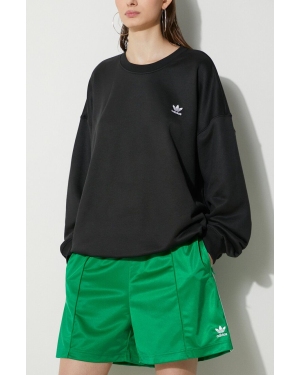 adidas Originals szorty Firebird Shorts damskie kolor zielony z aplikacją medium waist IN6283