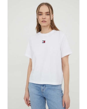 Tommy Jeans t-shirt damski kolor biały
