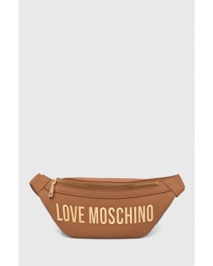 Love Moschino nerka kolor brązowy