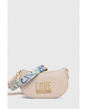 Love Moschino torebka kolor beżowy