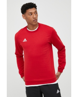 adidas Performance bluza męska kolor czerwony z aplikacją