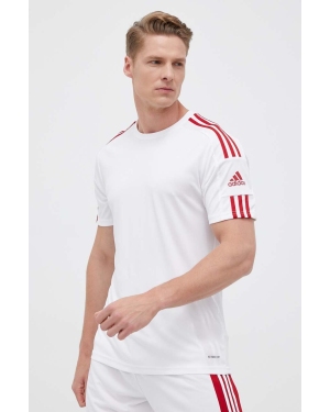 adidas Performance t-shirt treningowy Squadra 21 kolor biały z aplikacją GN5725