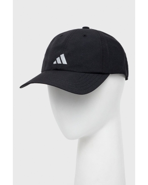 adidas Performance czapka z daszkiem Running Essentials kolor czarny z nadrukiem
