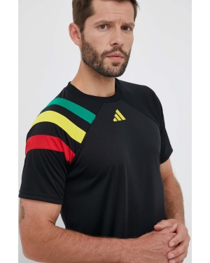 adidas Performance t-shirt treningowy Fortore 23 kolor czarny z aplikacją