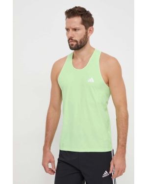 adidas Performance t-shirt do biegania Own The Run kolor zielony