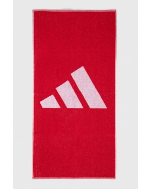 adidas Performance ręcznik kolor czerwony
