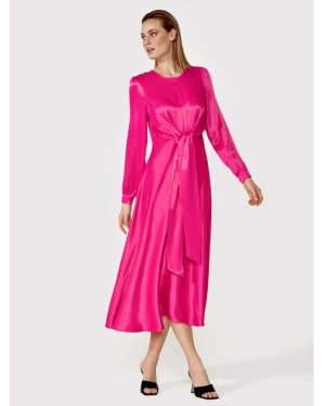 Simple Sukienka codzienna SUD072 Różowy Regular Fit