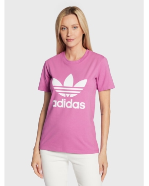 adidas T-Shirt adicolor Classics Trefoil HK9640 Różowy Regular Fit