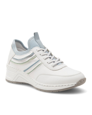 Rieker Sneakersy N4381-80 Biały
