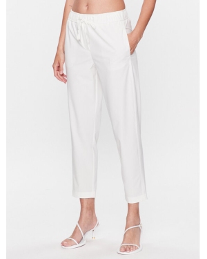 Marella Spodnie materiałowe Coro 2331310935 Biały Regular Fit