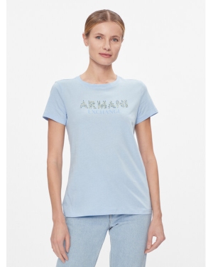 Armani Exchange T-Shirt 3DYT13 YJ8QZ 15DD Niebieski Regular Fit