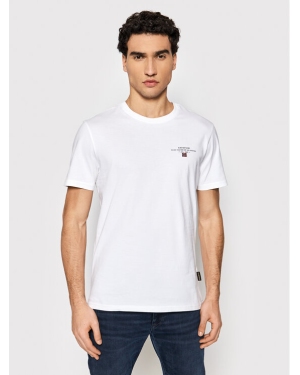 Napapijri T-Shirt Selbas NP0A4GBQ Biały Regular Fit