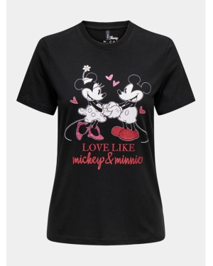 ONLY T-Shirt Mickey 15317991 Czarny Regular Fit
