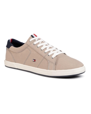Tommy Hilfiger Tenisówki Iconic Long Lace Sneaker FM0FM01536AEP Beżowy