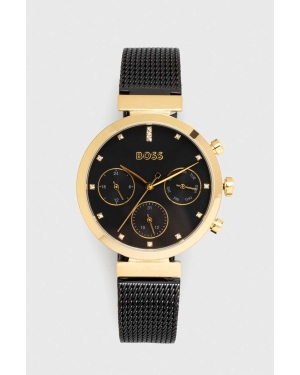HUGO zegarek 1502627 damski kolor czarny