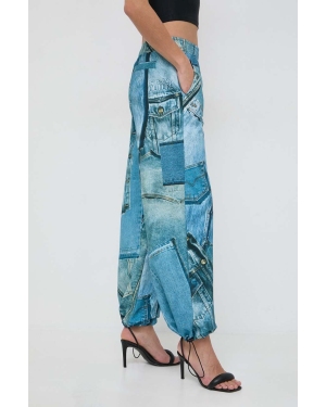Versace Jeans Couture spodnie dresowe bawełniane wzorzyste
