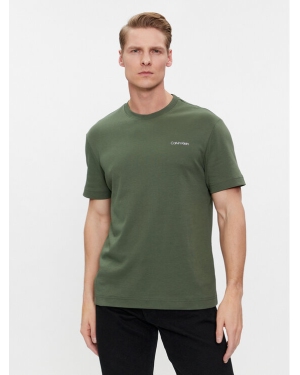 Calvin Klein T-Shirt Micro Logo K10K109894 Szary Regular Fit