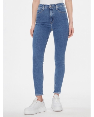 Calvin Klein Jeans Jeansy High Rise Skinny J20J223311 Niebieski Skinny Fit