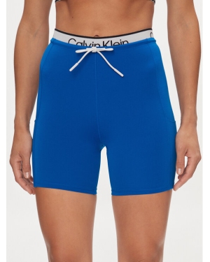 Calvin Klein Performance Szorty sportowe 00GWS4L722 Niebieski Slim Fit