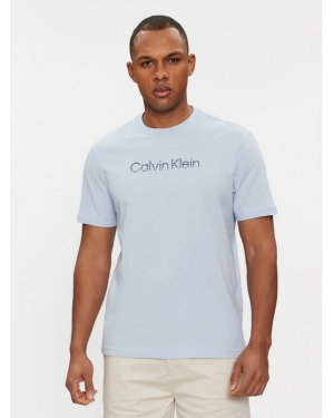 Calvin Klein T-Shirt Degrade Logo K10K112501 Niebieski Regular Fit