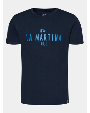 La Martina T-Shirt YMR322 JS206 Granatowy Regular Fit