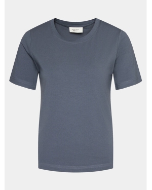 Gina Tricot T-Shirt Basic 17937 Niebieski Regular Fit