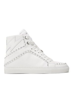 Zadig&Voltaire Sneakersy Zv1747 High Flash Sm SWSN00054 Biały
