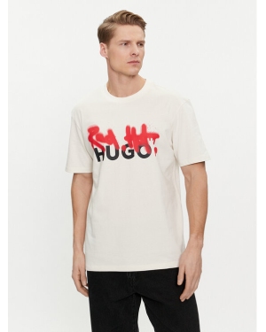 Hugo T-Shirt Dinricko 50508513 Biały Relaxed Fit