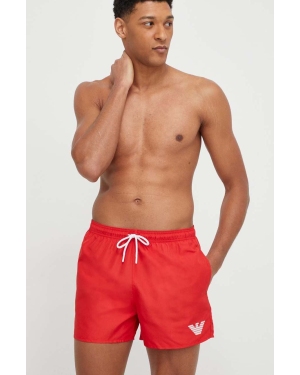 Emporio Armani Underwear szorty kąpielowe kolor czerwony