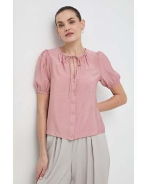 Silvian Heach koszula damska kolor różowy regular