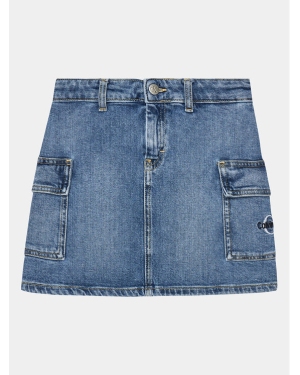 Calvin Klein Jeans Spódnica jeansowa Authentic IG0IG02385 Niebieski Regular Fit