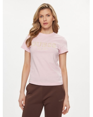 Guess T-Shirt Nyra V4GI01 I3Z14 Różowy Regular Fit
