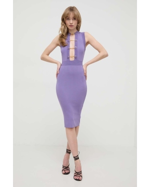 Elisabetta Franchi sukienka kolor fioletowy mini dopasowana AM50S41E2