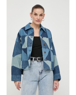 Weekend Max Mara kurtka jeansowa damska kolor niebieski przejściowa 2415041101600