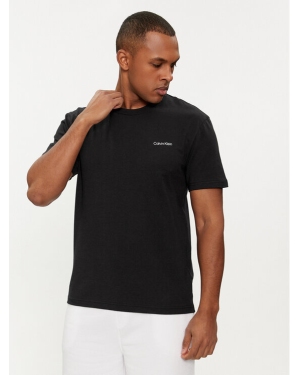 Calvin Klein T-Shirt Angled Back Logo K10K112495 Czarny Regular Fit