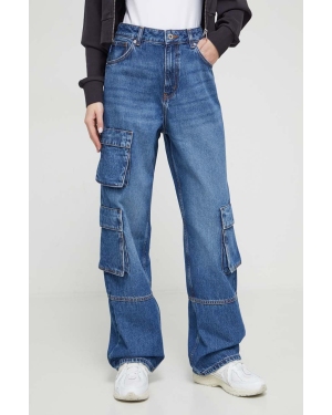Hugo Blue jeansy damskie high waist