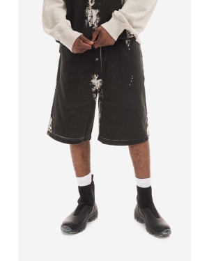 A-COLD-WALL* szorty bawełniane Relaxed Studio Shorts kolor czarny ACWMB156-BLACK