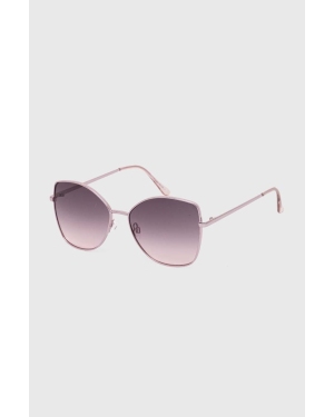 Medicine okulary przeciwsłoneczne damskie kolor różowy