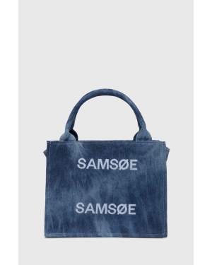 Samsoe Samsoe torebka SABETTY kolor niebieski F24100010
