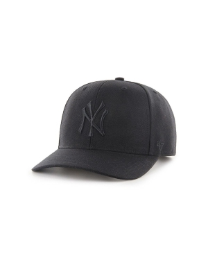 47brand Czapka MLB New York Yankees kolor czarny z aplikacją B-CLZOE17WBP-BKA