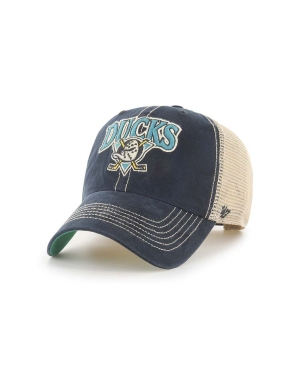 47brand czapka z daszkiem NHL Anaheim Ducks kolor niebieski z aplikacją H-TSCLA25LAP-VBC