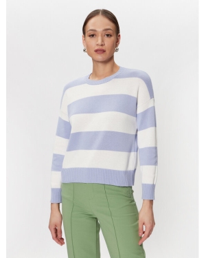 United Colors Of Benetton Sweter 1494E105J Fioletowy Boxy Fit