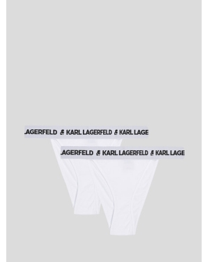 KARL LAGERFELD Komplet 2 par fig brazylijskich 225W2141 Biały