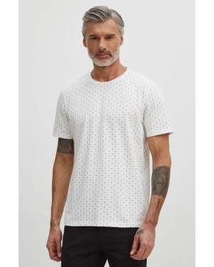 Medicine t-shirt bawełniany męski kolor beżowy