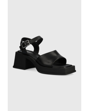 Vagabond Shoemakers sandały skórzane HENNIE kolor czarny 5537-201-20